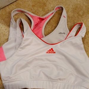 Medium white sports bras